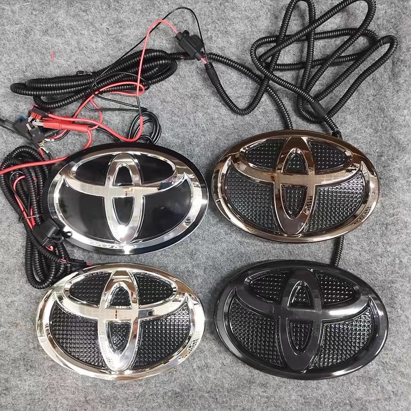 Toyota Land Cruiser Prado 2018-2020 Front Grille Emblem with Flowing Light