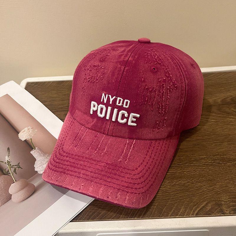 

Baseball Cap Female 2024 New Arrival Washed Sun Protection Sun Hat Students Look Small Outdoor Wear Wear Sun-Poof Peaked Cap C3751 wine red M(56-58cm)