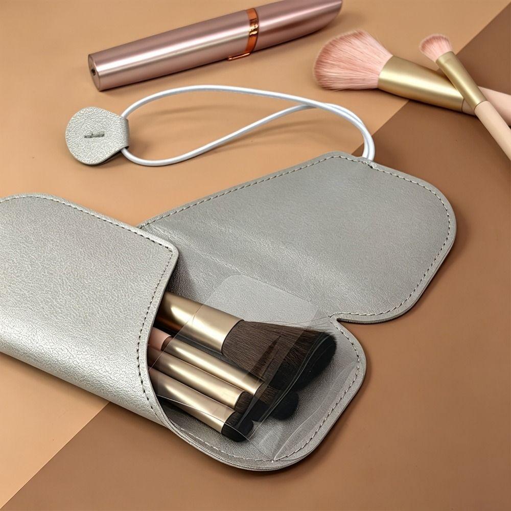 Dustproof Makeup Brush Holder Flip Lid Makeup Brush Storage Bag Makeup Brush Case  Beauty Tools