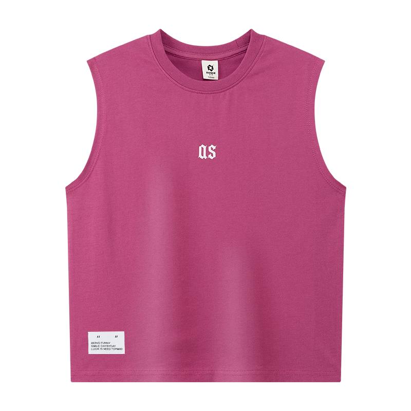 Boys  2025 Summer Pure Cotton Sleeveless Vest XL