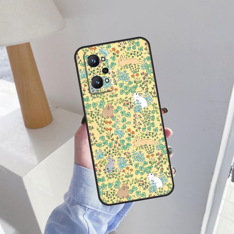Cartoon Rabbit Bunny For Realme 10 Pro Plus C55 C35 C33 C31 C30 C21Y GT Neo 5 OnePlus 11 Nord 3 2T CE 2 Lite Case