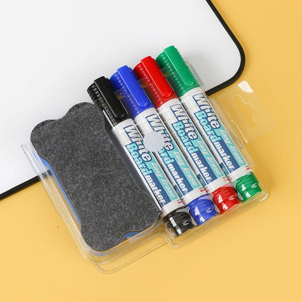 Magnetic Eraser Whiteboard Markers 4/8 Colors Fine Point Markers Magnetic Drawing Markers  Drawing