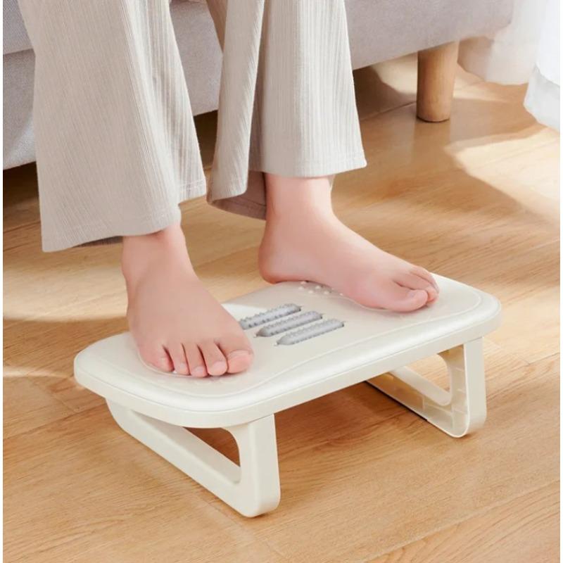 Portability Foot Rest Under Desk Footrest Ergonomic Foot Stool with Massage Rollers Foot Rest For Home Office Work Fast Ship