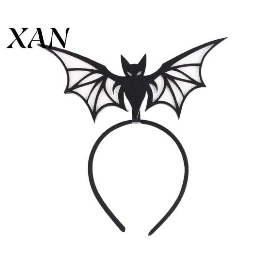 Witch Costume Accessories Halloween Bat Headband, Felt Glitter Hairband Photo Booth Props for Costume, Festival Masquerade Party Prop Headband Adults
