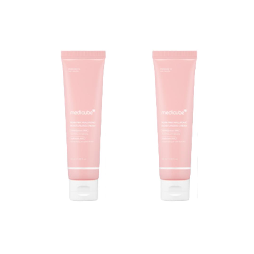 

Medicube PDRN Whitening & Hydration Duo Set (PDRN Pink One Day Serum 1.5ml x 10ea / PDRN Pink Hyaluronic Moisture Cream 50ml ) (7 Options) #Cream 50ml x 2pcs