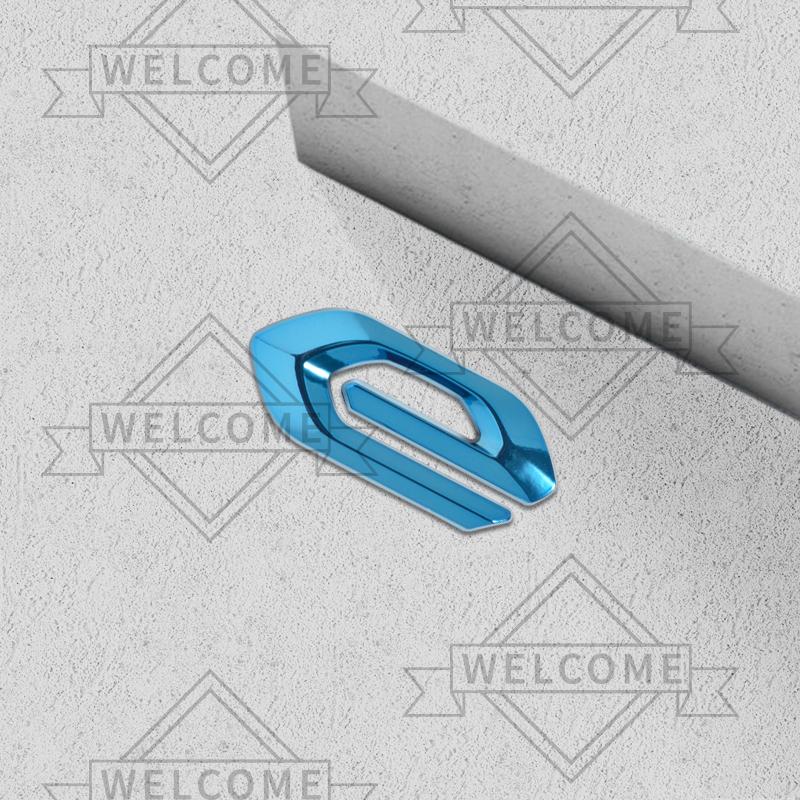 3D Car Stickers EV E Emblem Auto Body Badge Trunk Decal For r333 2008 308 306 5008 208 3008 iOn RCZ Decoration Accessories 333r