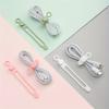 10pcs/20pcs Reusable Silicone Cable Ties Cord Organizer Cute Cable Straps Cord Ties Travel Cable Organizer Elastic Tie Wire Ties