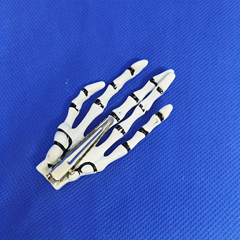 1-Piece Hair Clip - Women's Skull Claw Clip, Horror Party Decoration and Role Playing Clothing Accessories