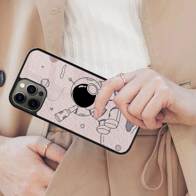 

Cute galaxy Astronaut Magnetic Phone Case For APPLE iPhone 17 Air 16 14 13 12 Pro Max 15 Plus Wireless Charge With MagSafe Cover iPhone 13mini