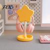 Star Shaped Headphone Stand Cute with Storage Tray, 3D Printed PLA Headset Hanger & Desk Holder With USB Organizer, Macaron Color Gaming Office Decor,
