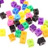 50/100Pcs Home School Preschool Connected Cube Toys For Mathematical Counting Plastic Counting