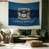 Custom Name Coventry City Printed Tapestry – Wall Hanging for Bedrooms, Dorms, and Home Decor
