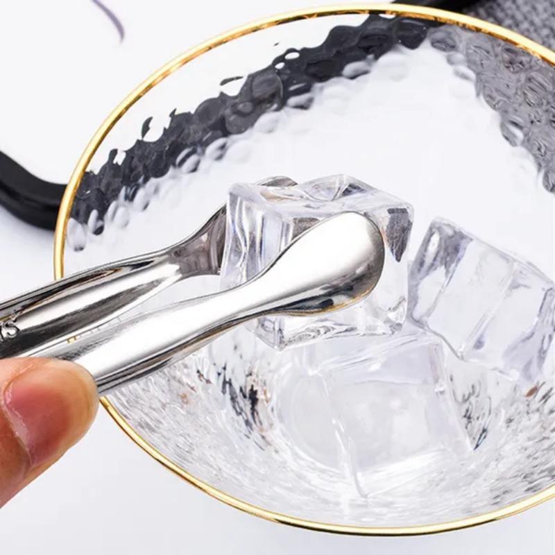 1 Pc Mini Stainless Steel Food Sugar Clips Bar Ice Cube Tong Barware Accessories