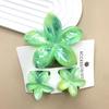 Summer Hawaiian Flower Hair Claw Clip Fashion Plastic Flower Hairpins Ponytail Clips Barrettes Beach Hair Accessories Headwear