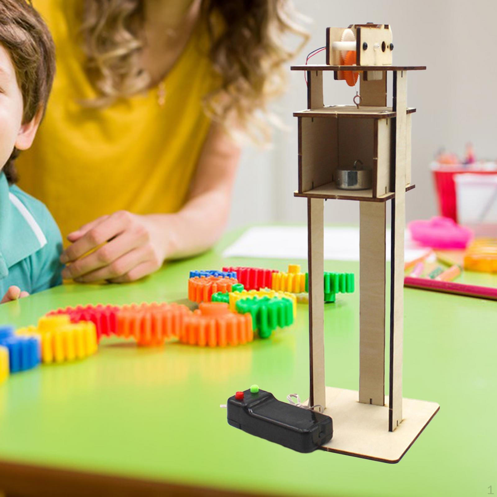 

Электрический лифт своими руками, модель научного эксперимента, координация движений рук и глаз для начинающих 100mmx100mmx280mm