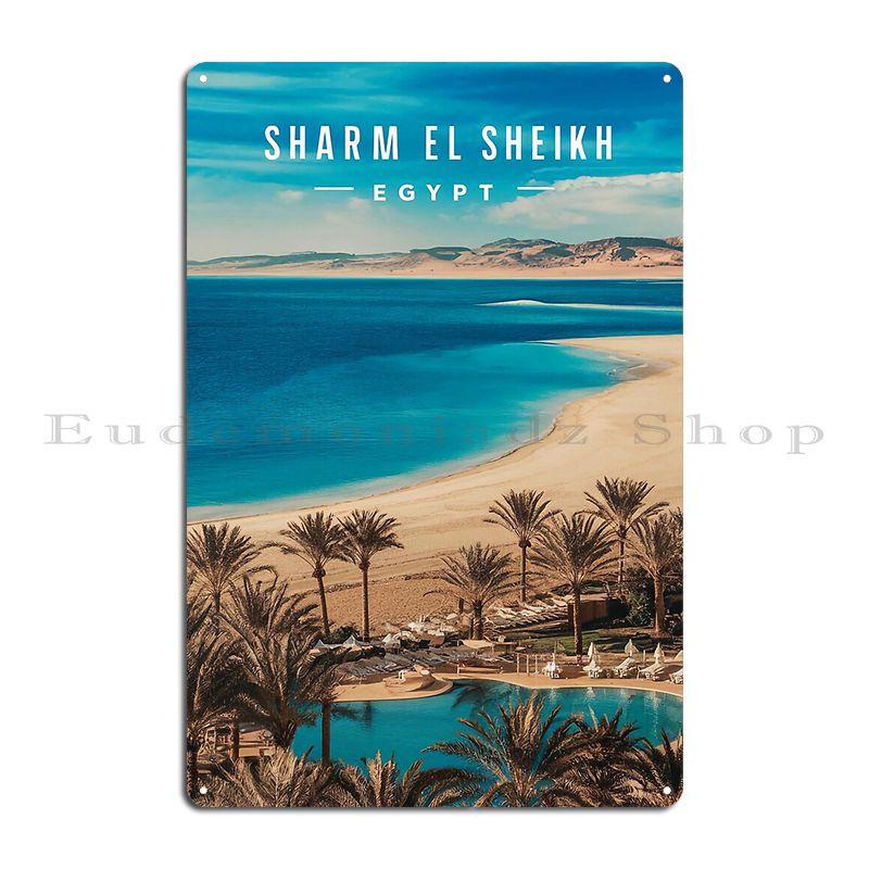 

Шарм-эль-Шейх Египет Металлическая табличка Вечеринка Кино Декор стены Создать Клуб Жестяная табличка Постер 20x30cm