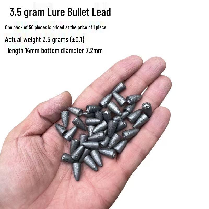 25-Piece Texas Rig Bullet Sinker Set: Carbon Steel Alloy with Plastic Core