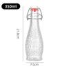 Multi-functional Thickened Transparent Glass Snap-on Bottle for Homebrewed Fruit Wine & Beverages