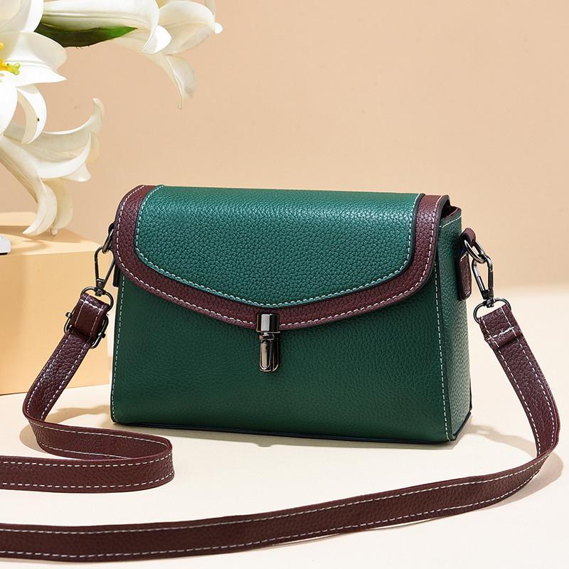 

Модная женская сумка через плечо из искусственной кожи, молодежная женская маленькая квадратная сумка, легкая простая женская повседневная сумка-мессенджер 18x7x12cm