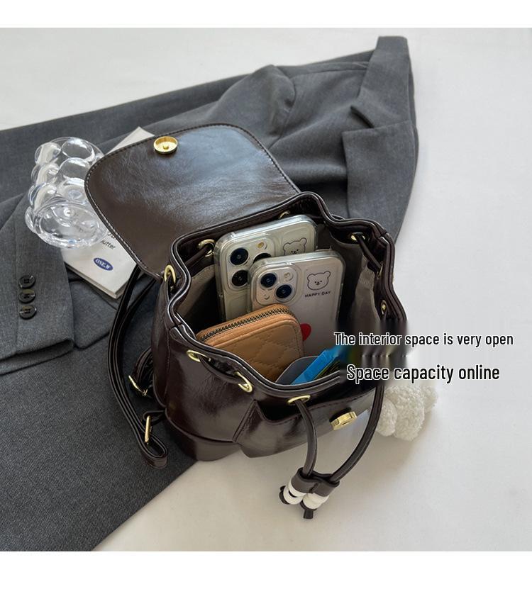 Rucsac mic retro pentru femei 2025 - Geantă de mână versatilă de toamnă/iarnă