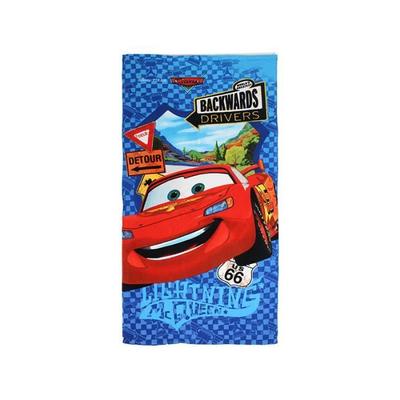 Beach Towel - Cars - 140x70cm - 100% Microfiber - Washable - Blue