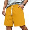 Pantaloncini da uomo basic con coulisse, vestibilità ampia, casual, sportivi, estivi, con elastico regolabile in vita e tasche laterali, per l'uso quotidiano