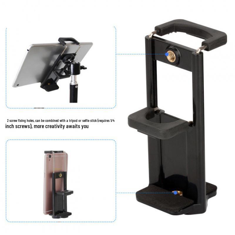 360° Otočný držák na telefon - Horizontální a vertikální stojan pro živé vysílání.