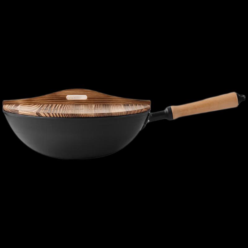 

COOKER KING 34cm Hand-Cast Round Bottom Iron Wok