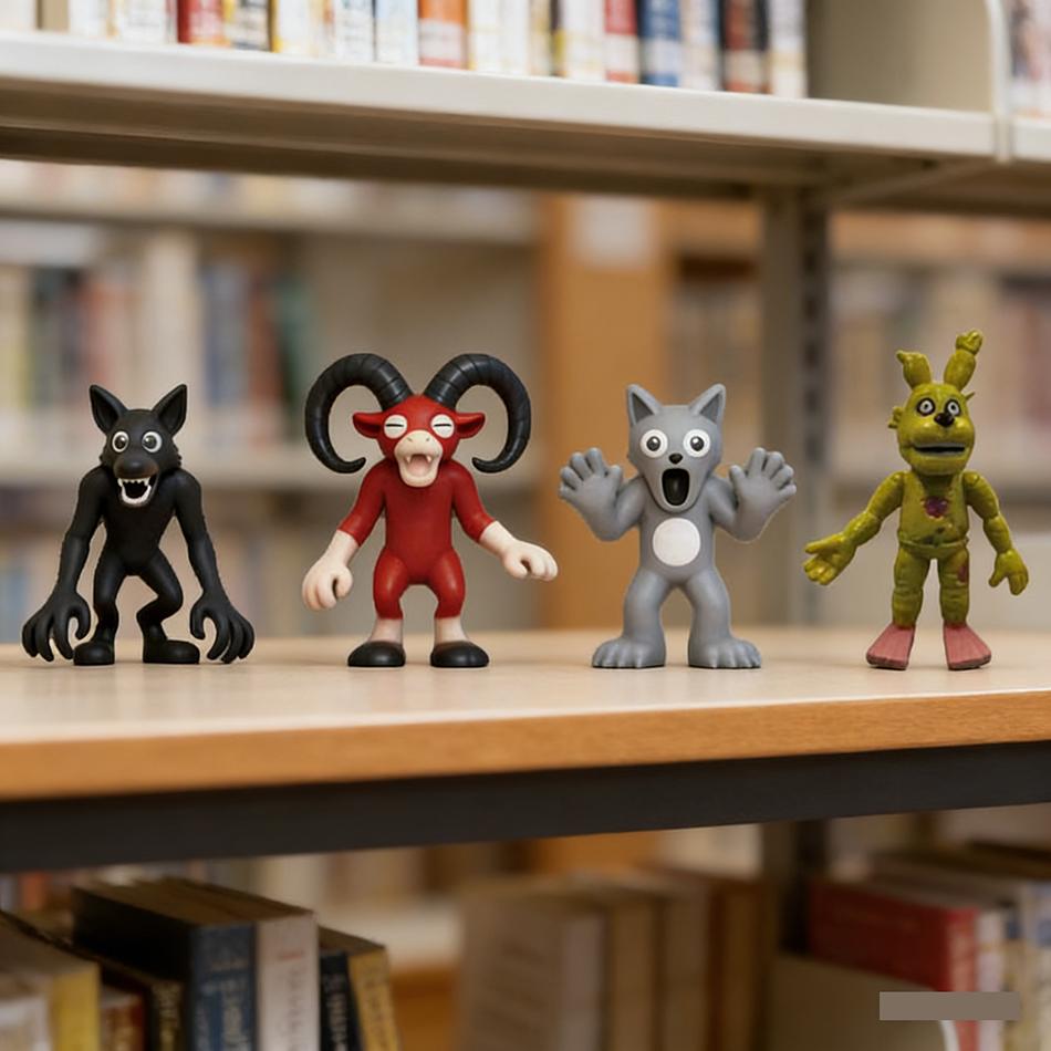 18p 99 Nights in The Forest Figures Figures Figurine Owl Goat Wolf Deer 99 Nights in The Forest Figurine Plastic Toy Gift