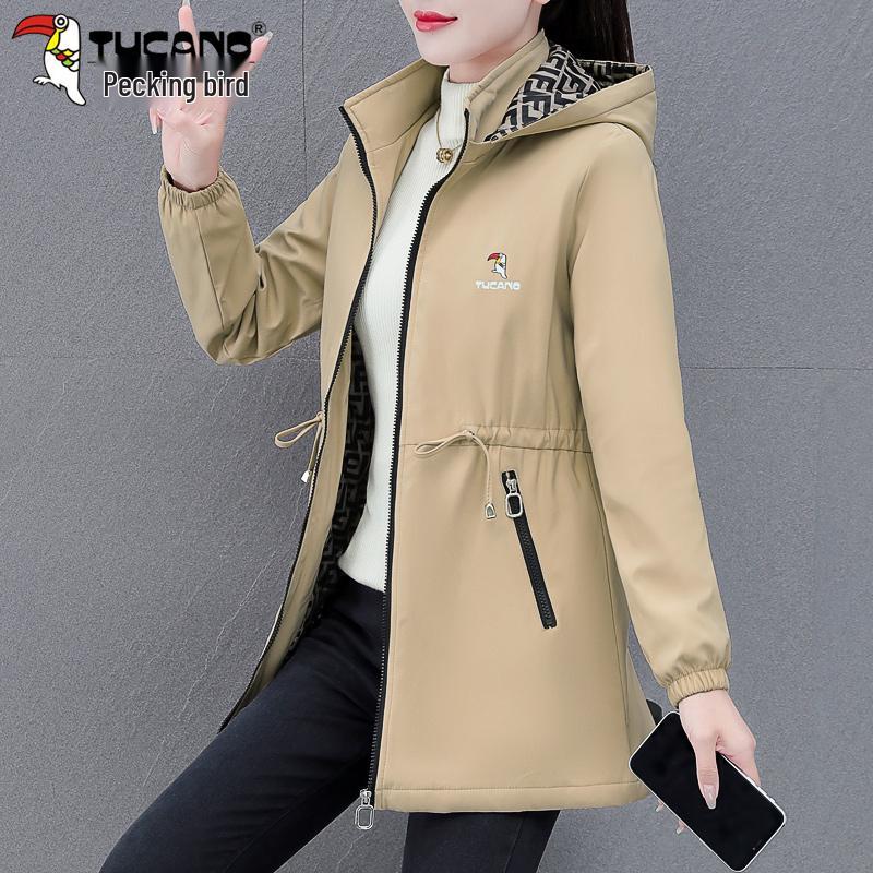 Women's Loose Fit Quilted Jacket - Winter 2025 Mid-Length Plus Size Casual Cotton Coat
