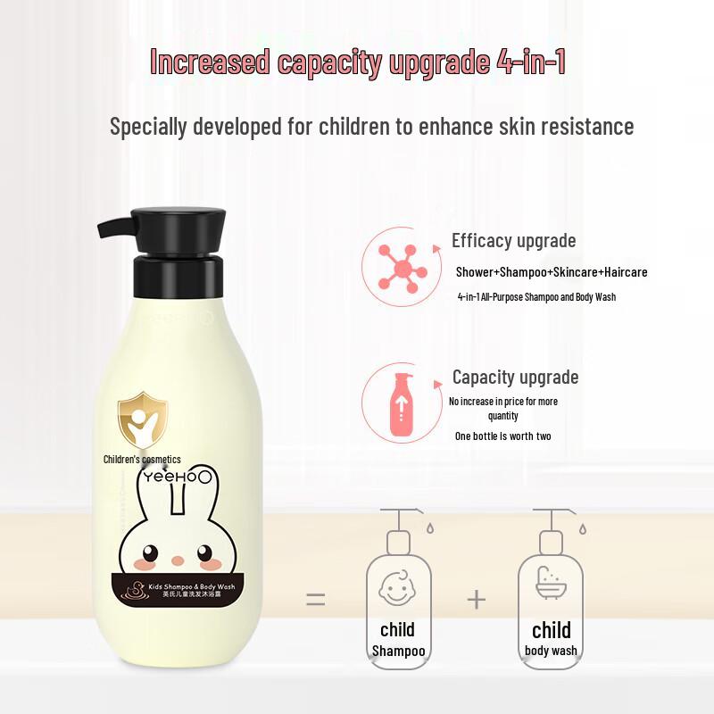 Yeehoo Baby & Kids Gentle 2-in-1 Shampoo & Body Wash