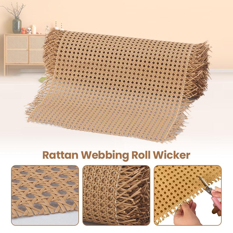 100cm Plastová ratanová síť 35-45cm široká PE ratanová popruhovina proutěná deska venkovní židle stůl nábytek strop DIY materiál pro opravy