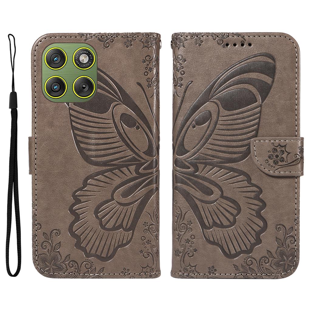 For Motorola Edge 70 5G Case Butterfly Pattern PU Leather Folio Flip Phone Cover