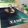 Custom Name Hairy Pawter Magic Night Carpet Rug Customizable Soft Washable Anti-Slip Home Living Room Sofa Mats Personalized Rug. 090958