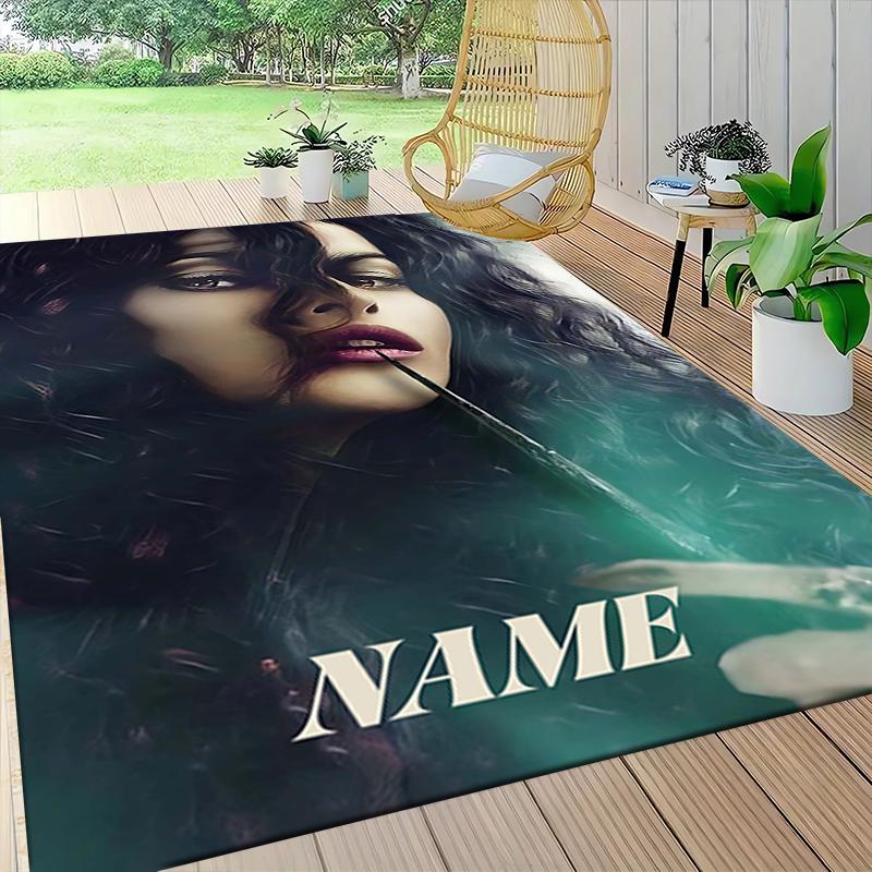 Custom Name Hairy Pawter Magic Night Carpet Rug Customizable Soft Washable Anti-Slip Home Living Room Sofa Mats Personalized Rug. 090958