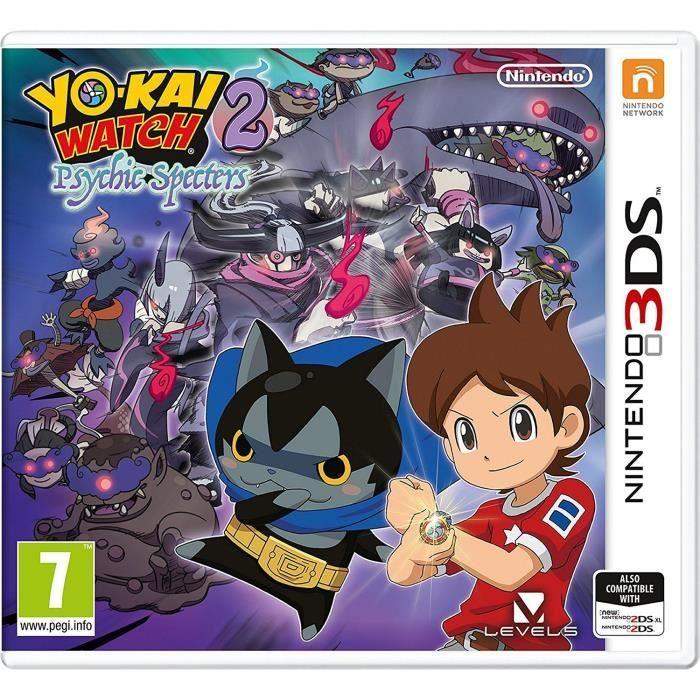 Jeu De Rôle - NINTENDO - YO-KAI WATCH 2: Psychic Specters - 12 Quêtes - 15 Yo-Kai Wicked - 3DS