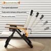 High Back Folding Lounger: Portable Beach and Fishing Stool for Adults