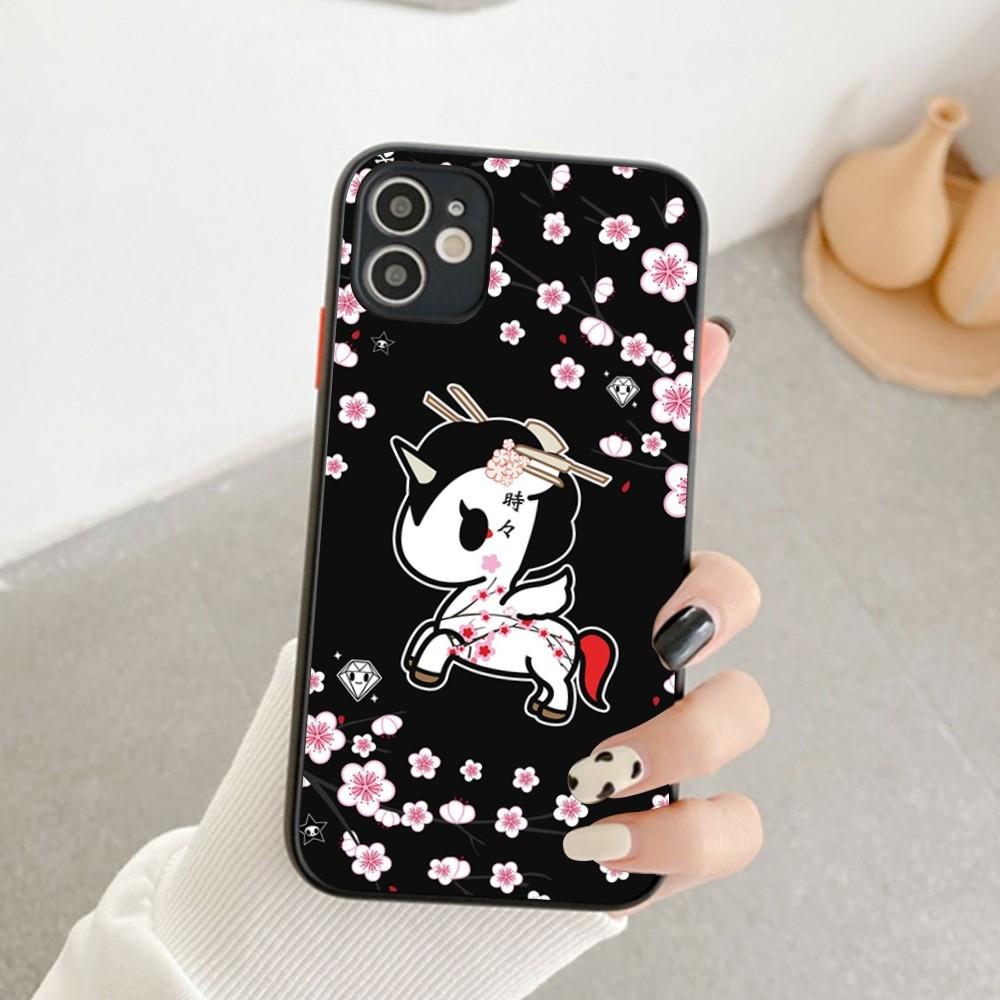 Japan Tokidokis Phone Case For IPhone 14 11 12 13 Mini Pro Max 8 7 Plus X XR XS MAX Translucent Matte Cover