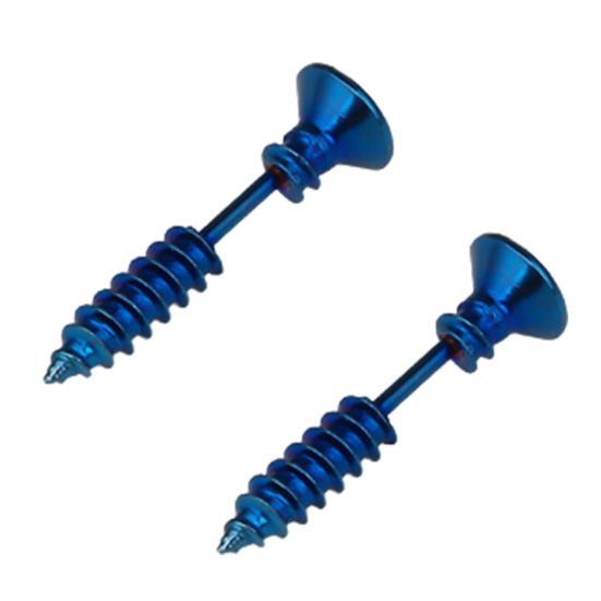 

Забавные серьги в форме винта, крутые серьги-гвоздики, двухсторонние модные ювелирные изделия, подарок