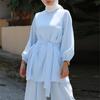 Abaya Muslim Women Two Piece Set Halenka Kalhoty Arabské šaty Caftan Islámský Kaftan