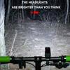 Bicycle Light Usb Rechargeable Led Bicycle Light Flashlight Cycling Headlight Suitable For Bicycle Headlight Cycling Accessories