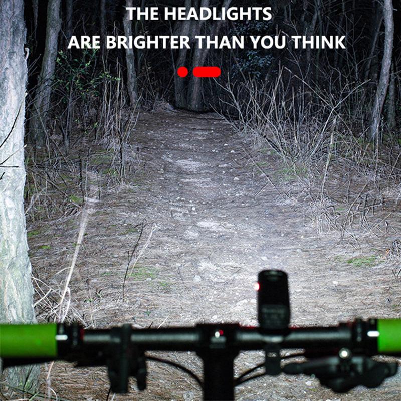 Bicycle Light Usb Rechargeable Led Bicycle Light Flashlight Cycling Headlight Suitable For Bicycle Headlight Cycling Accessories
