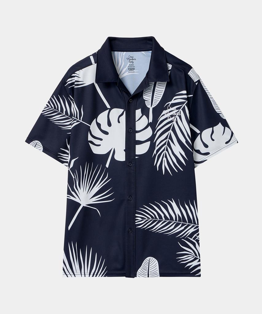 CREW MEMBERS ONLY Resort Shirt Tropical Navy