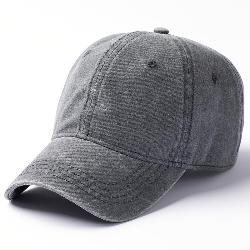 Men Women 53-56cm 56-59cm 60-63cm Vintage Unstructured Baseball Cap Washed Cotton Adjustable Cap for Big/ Small Head and Kids