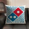 Food Anime D-Domino'S Pizza Cushion Cover Summer Breathable Linen Fabric Double-Sided Printing Sofa Pillow Case Home Decor