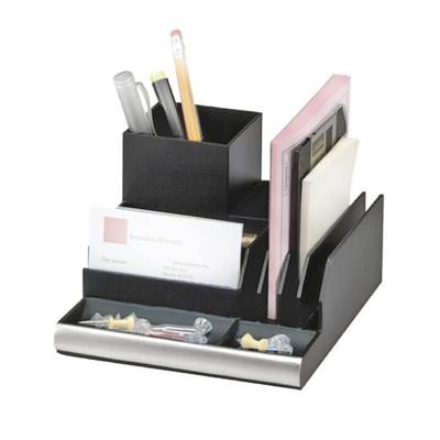 Organizer na biurko Italplast Workspace (Czarne srebro)