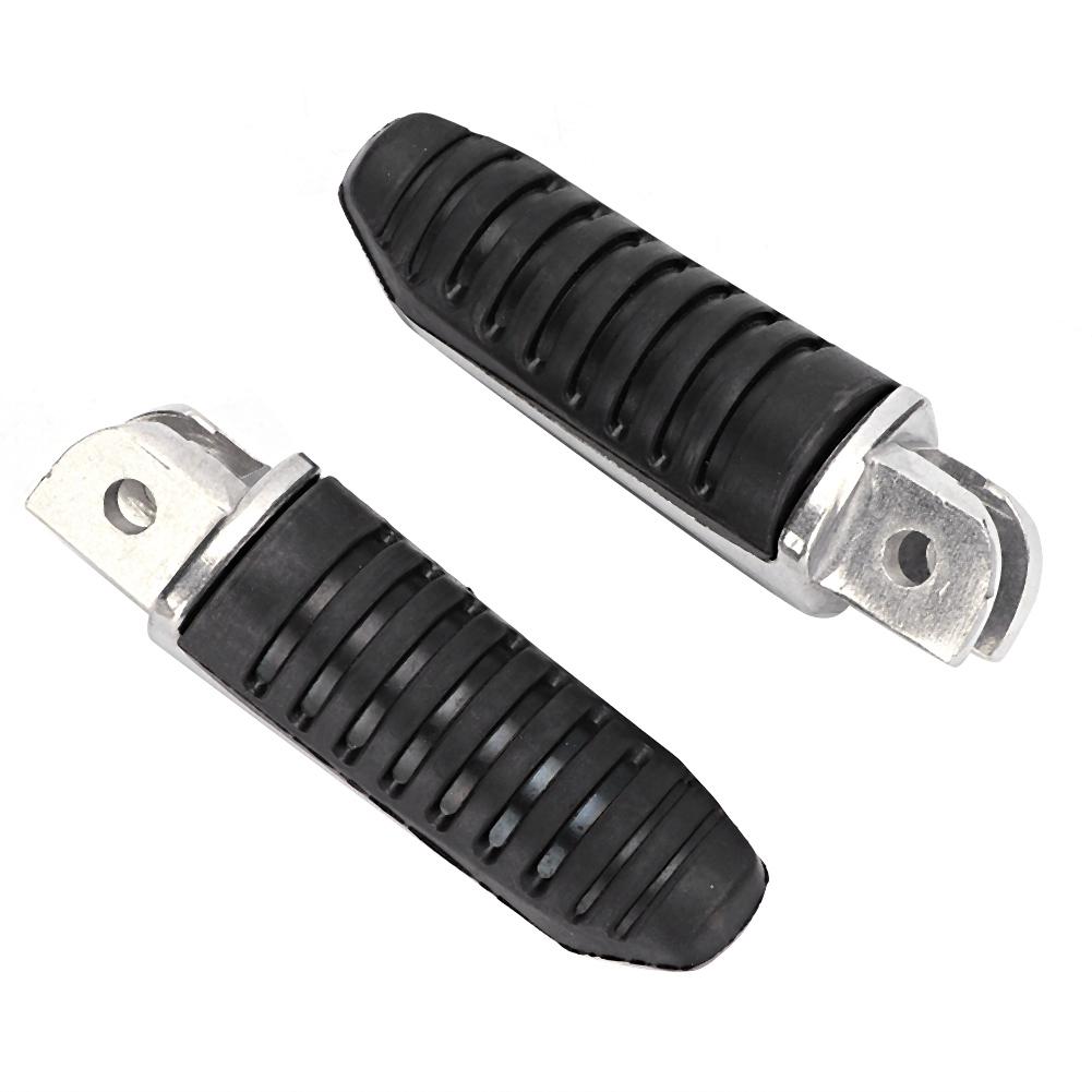 2pcs Aluminum Front Footrests Foot Pegs Black Fit for Suzuki DL650 V Strom 2004 2012