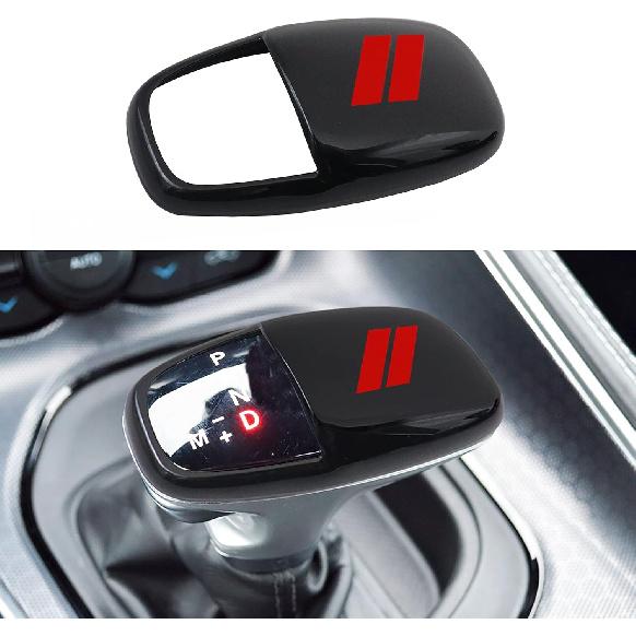 SENSHINE Gear Shift Knob Head Cover for Dodge Charger Accessories 2015- Challenger 2015-2024 Durango 2016-2025 2026 ABS Interior Shell Ert Decoration