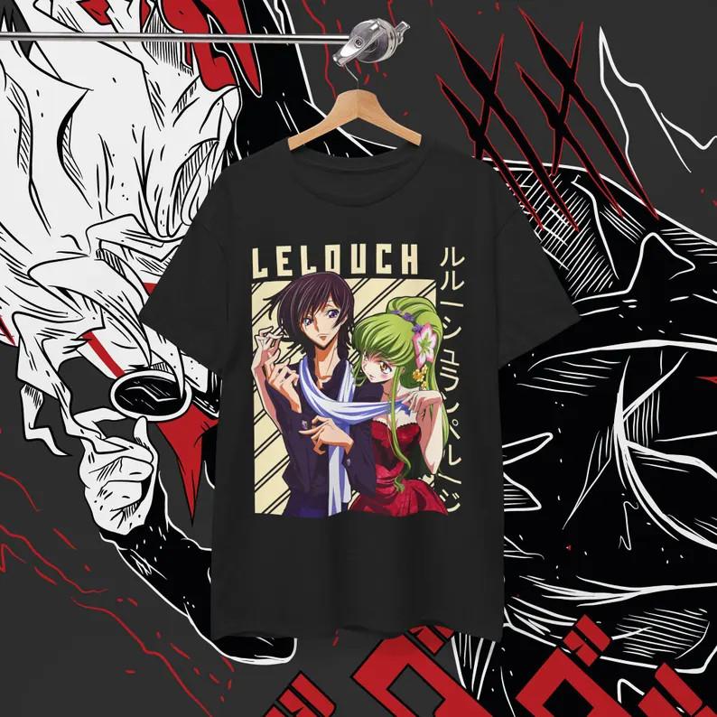 

Anime Lelouch Lamperouge Kallen Stadtfel Size S - 5Xl Black Size S - 5XL Unisex T-Shirt L