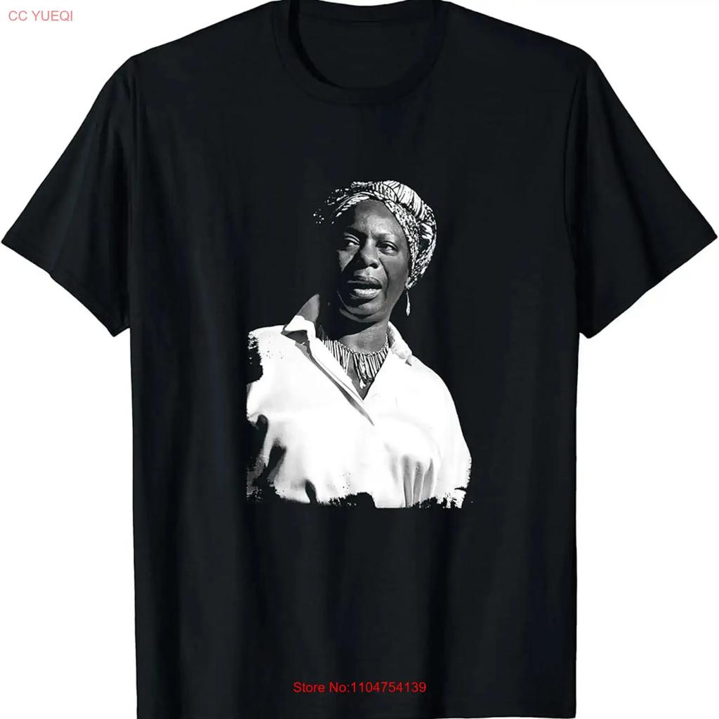 Nina Simone im Royal Albert Hall 1998 Von Stephen Wright T-Shirt vintage Gewaschen Vielseitiges Oberteil Für den Alltag Unisex Mann